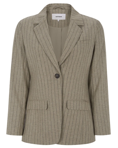 Soft Rebels - SRMarja Blazer - Greige Melange